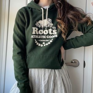 Women’s Roots Original Green Hoodie